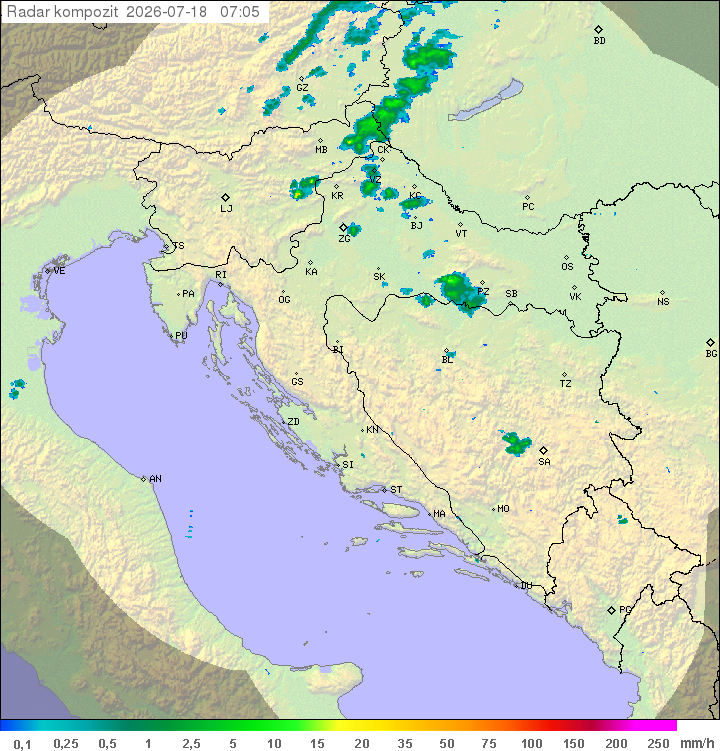 Padavine Hrvaška