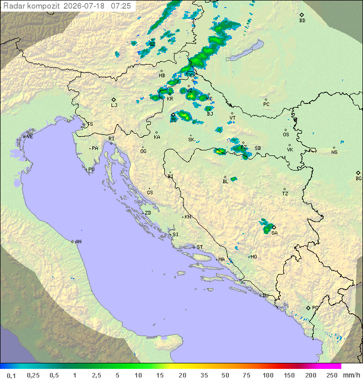 Padavine Hrvaška