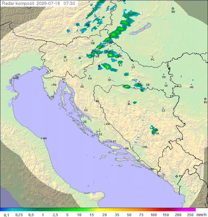 Padavine Hrvaška