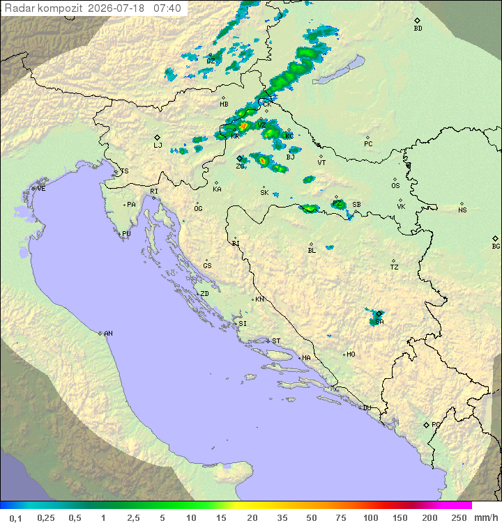 Padavine Hrvaška