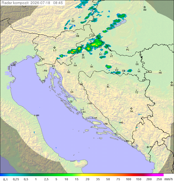 Padavine Hrvaška