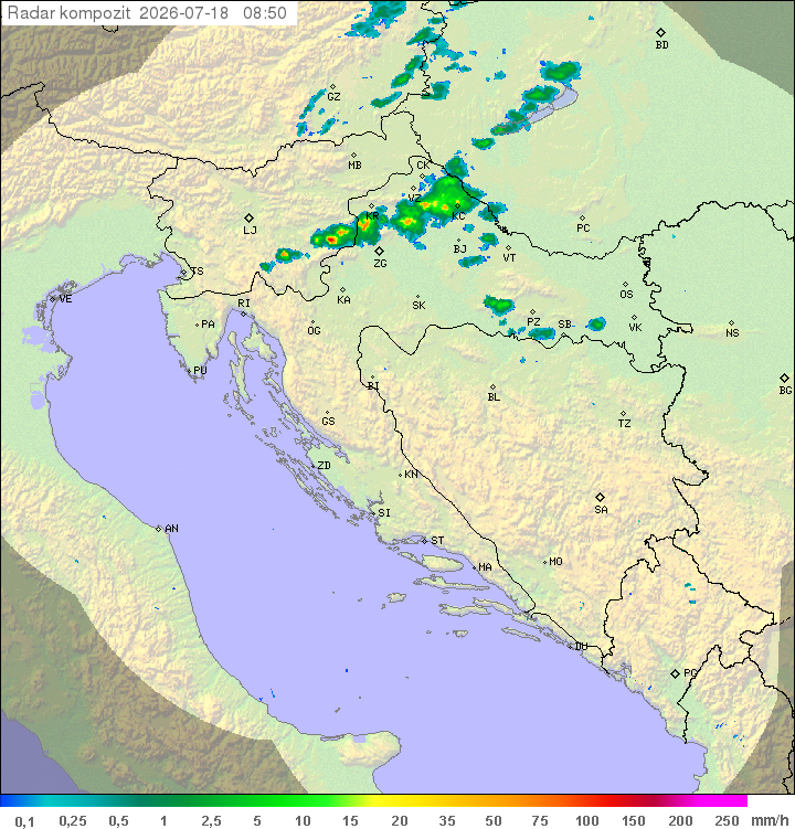 Padavine Hrvaška