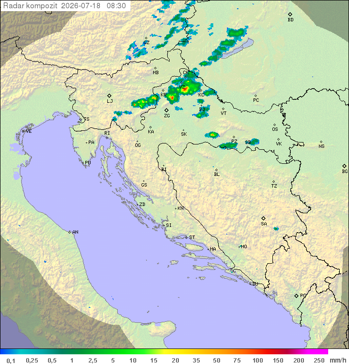 Padavine Hrvaška