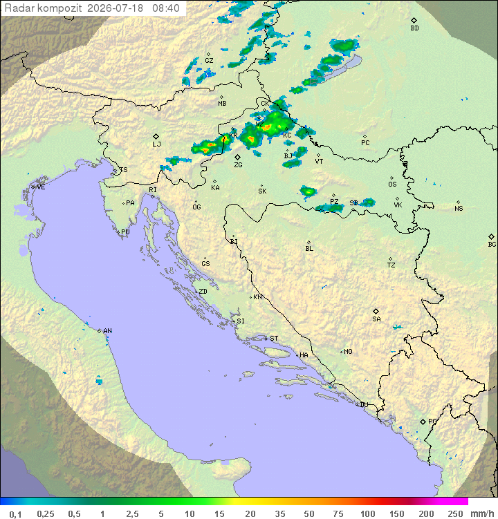 Padavine Hrvaška
