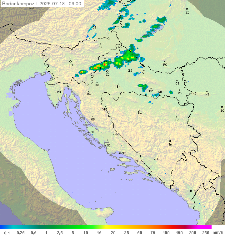 Padavine Hrvaška