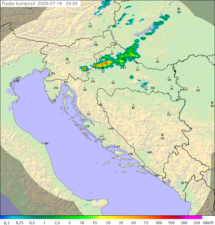 Padavine Hrvaška