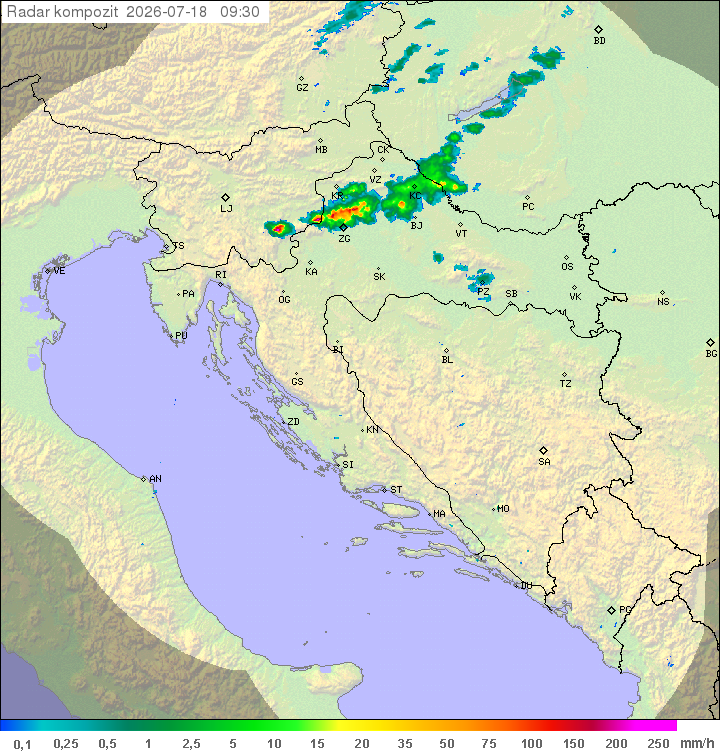Padavine Hrvaška