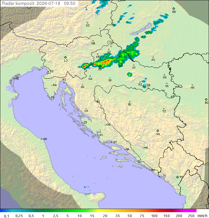 Padavine Hrvaška