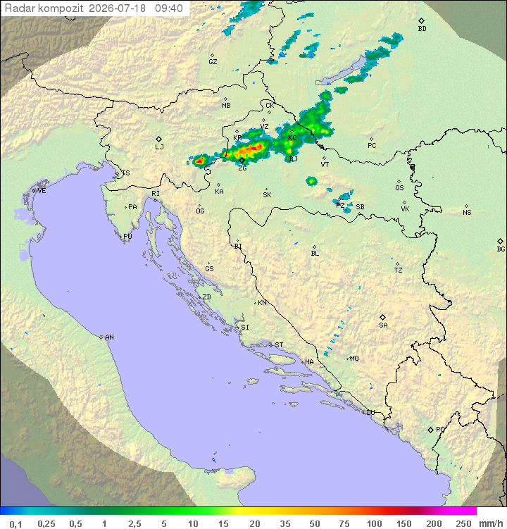 Padavine Hrvaška
