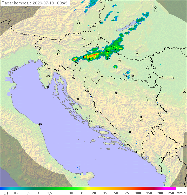Padavine Hrvaška