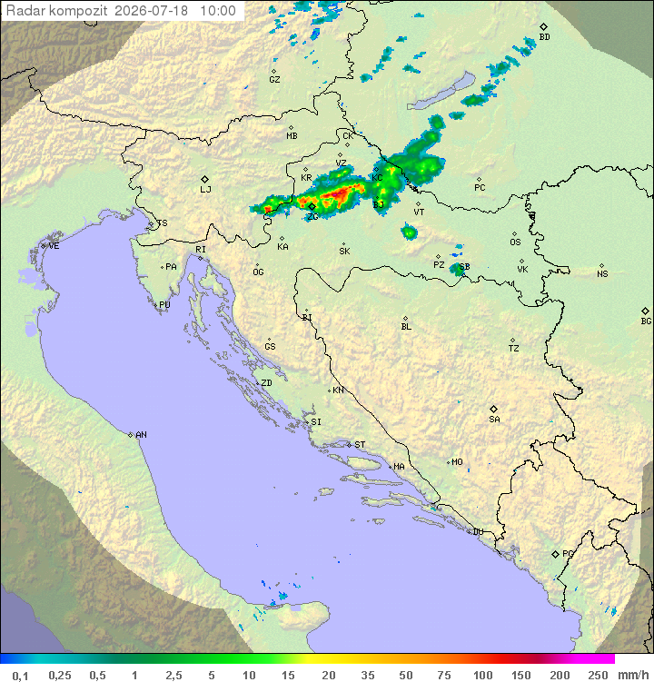 Padavine Hrvaška