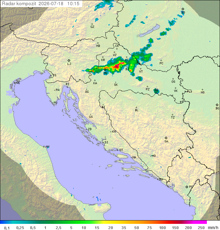 Padavine Hrvaška