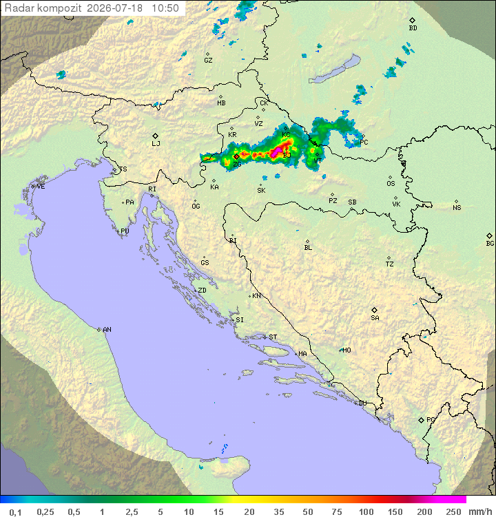 Padavine Hrvaška