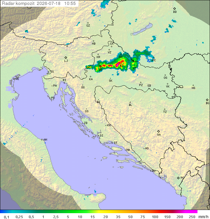 Padavine Hrvaška