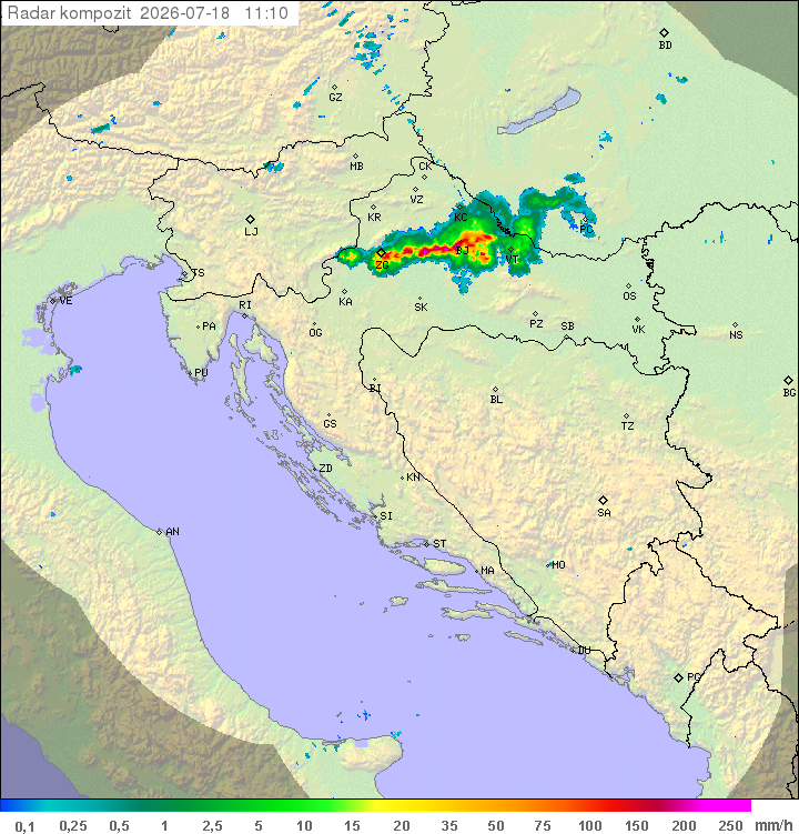 Padavine Hrvaška