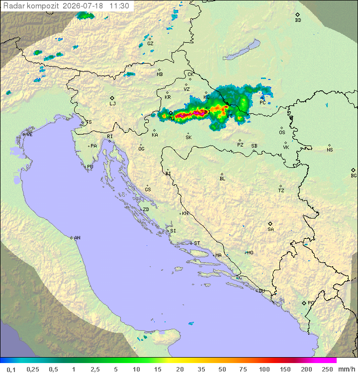 Padavine Hrvaška