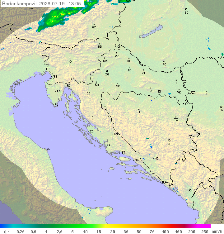 Padavine Hrvaška