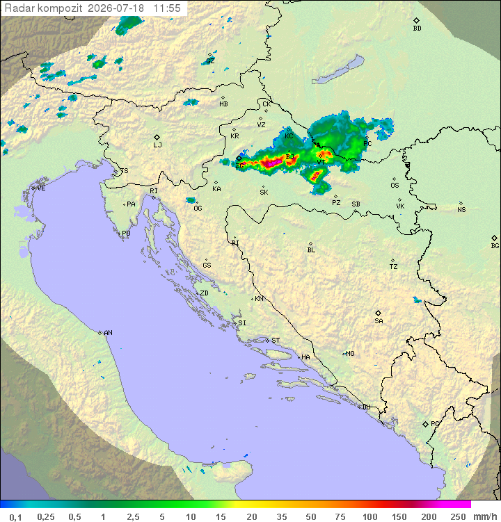 Padavine Hrvaška