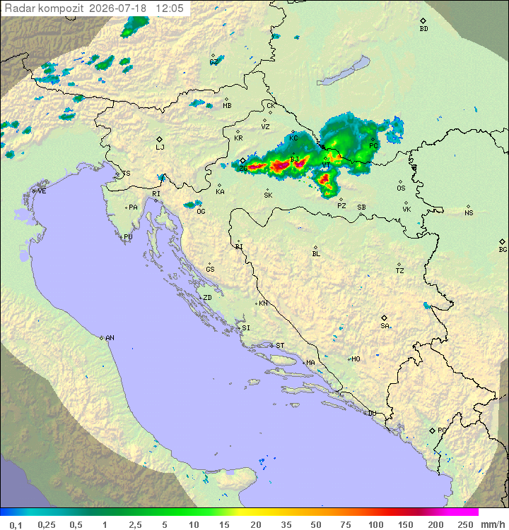 Padavine Hrvaška