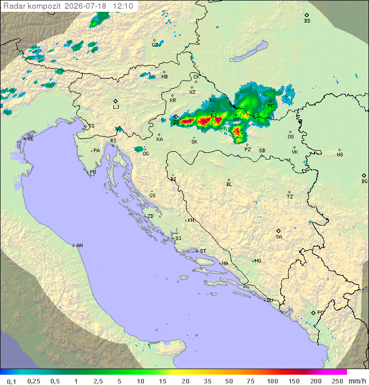 Padavine Hrvaška