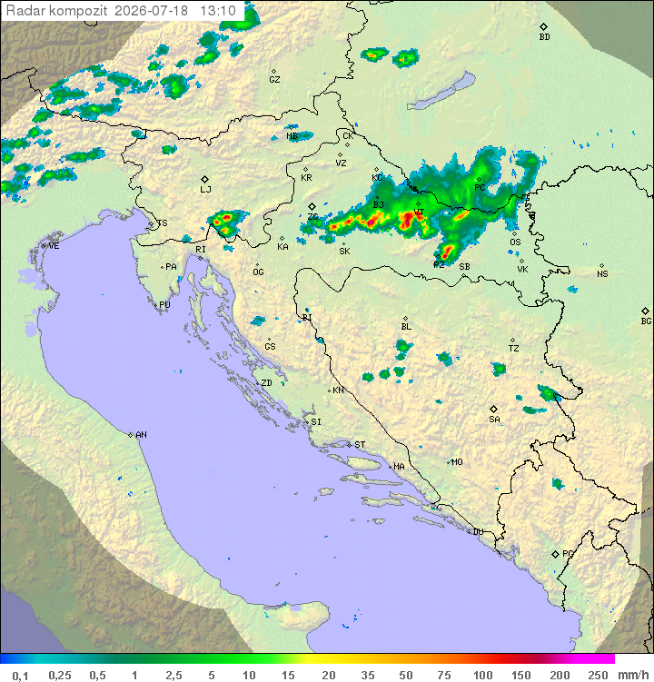 Padavine Hrvaška