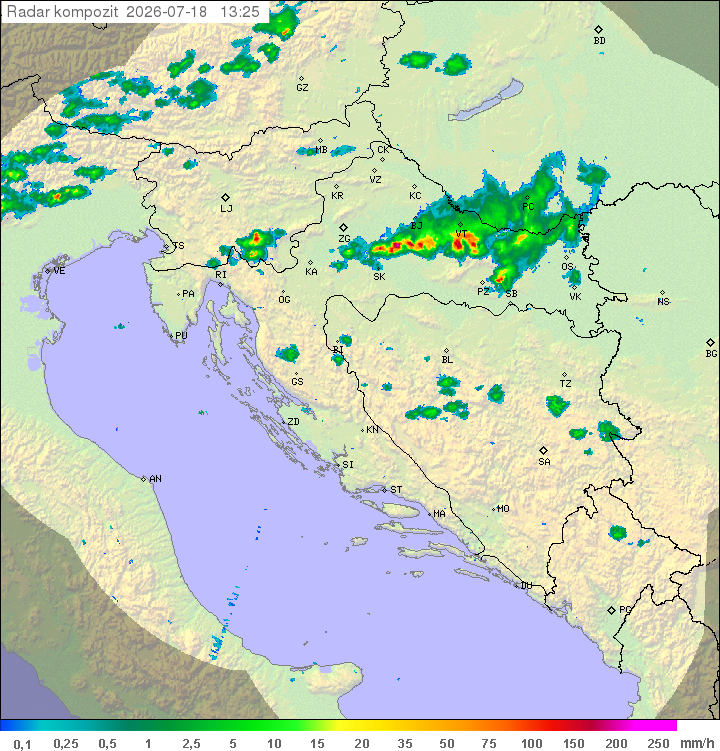 Padavine Hrvaška