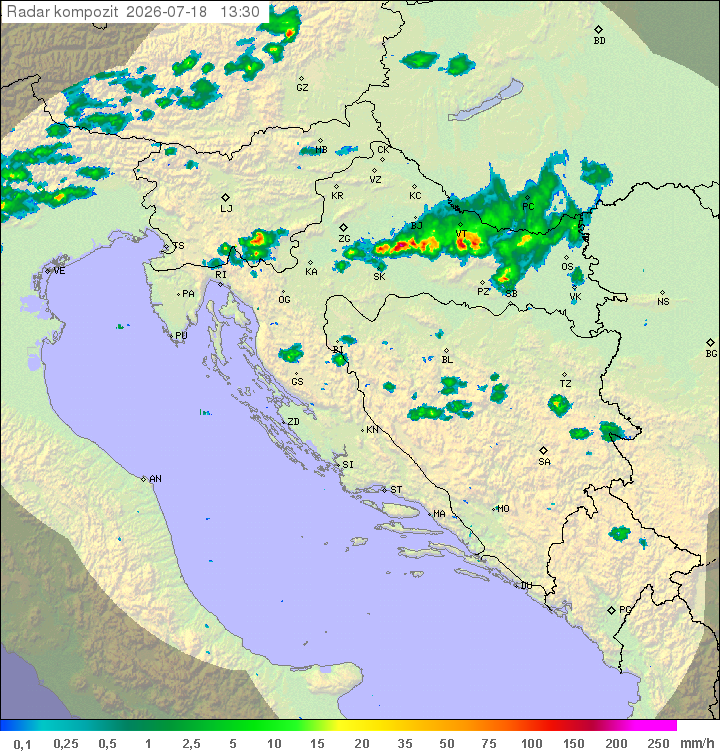 Padavine Hrvaška