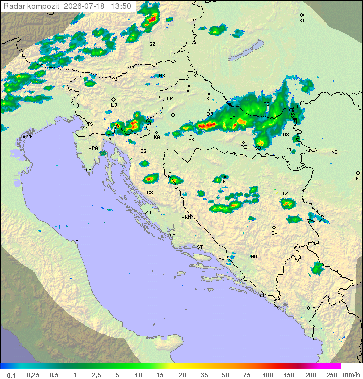 Padavine Hrvaška