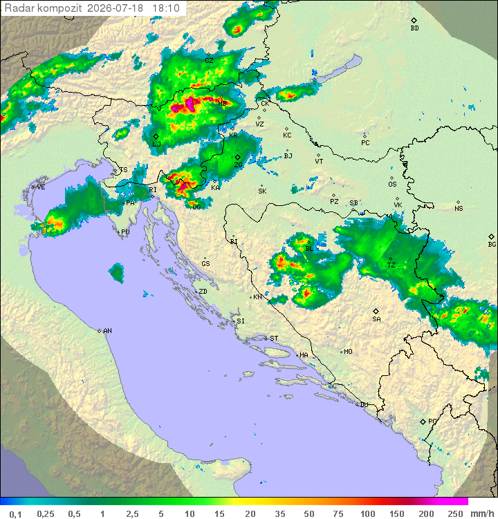Padavine Hrvaška