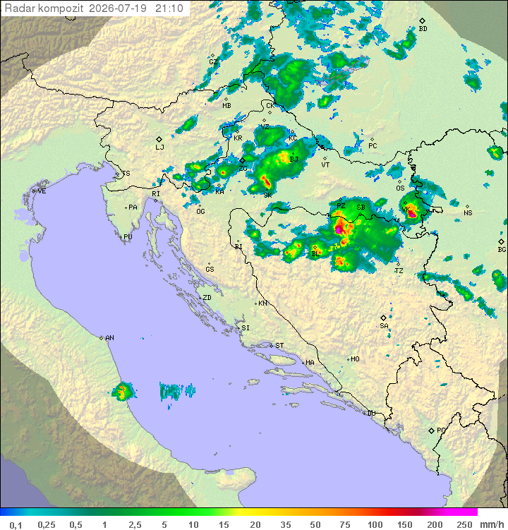 Padavine Hrvaška