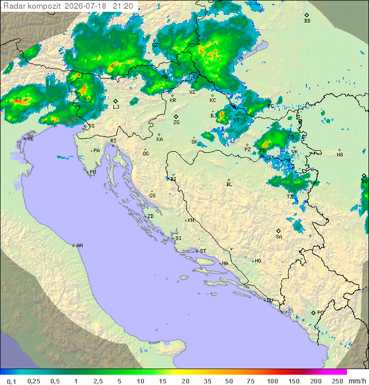 Padavine Hrvaška