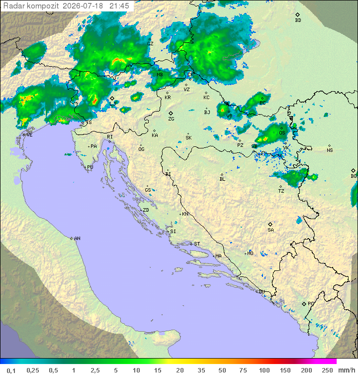 Padavine Hrvaška