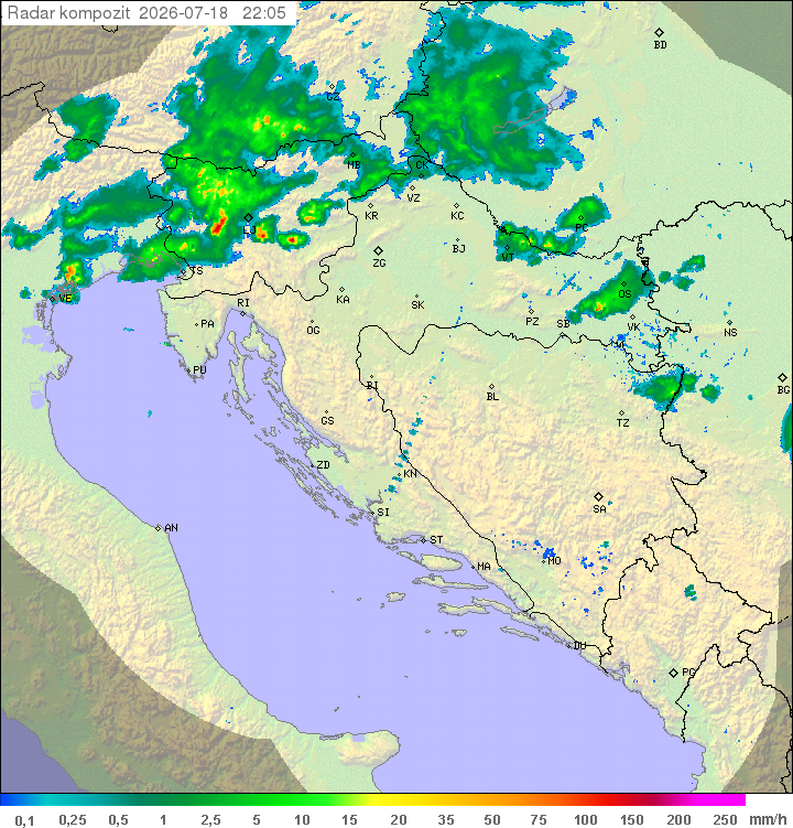 Padavine Hrvaška