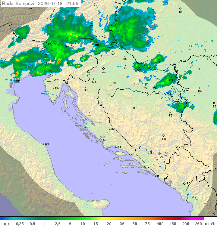 Padavine Hrvaška