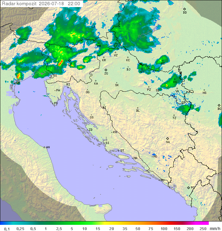 Padavine Hrvaška