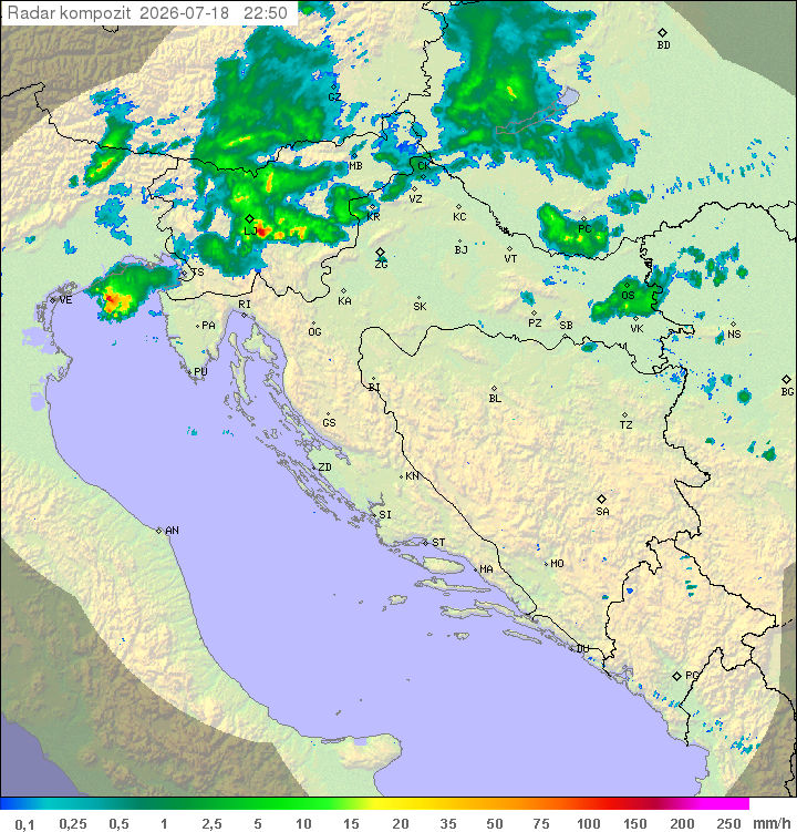 Padavine Hrvaška