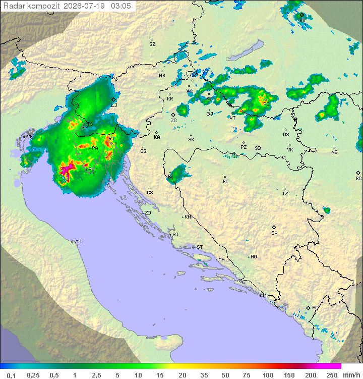 Padavine Hrvaška