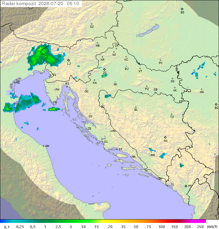 Padavine Hrvaška