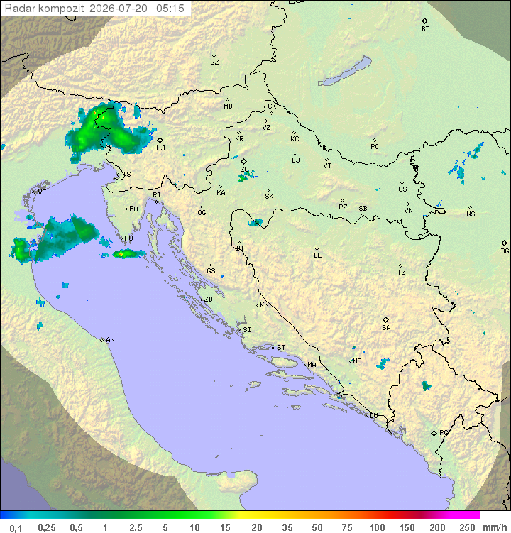 Padavine Hrvaška