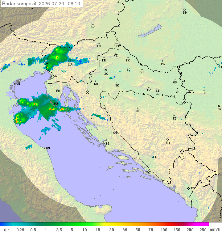 Padavine Hrvaška