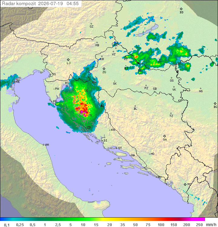 Padavine Hrvaška