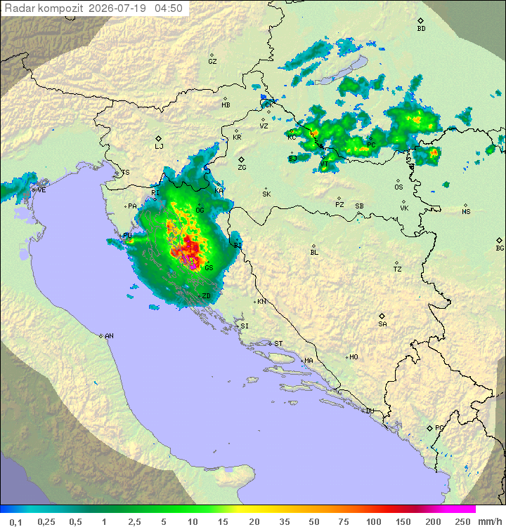Padavine Hrvaška