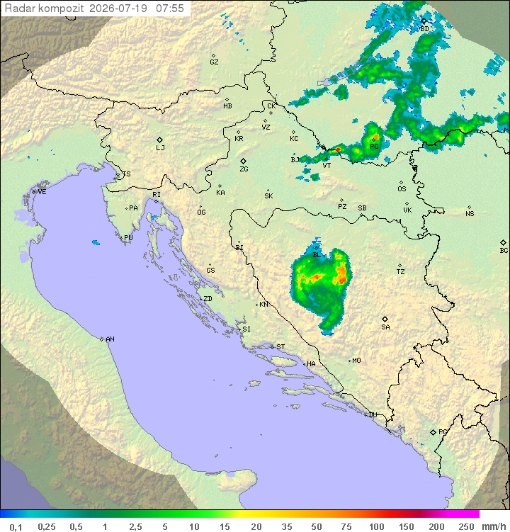 Padavine Hrvaška