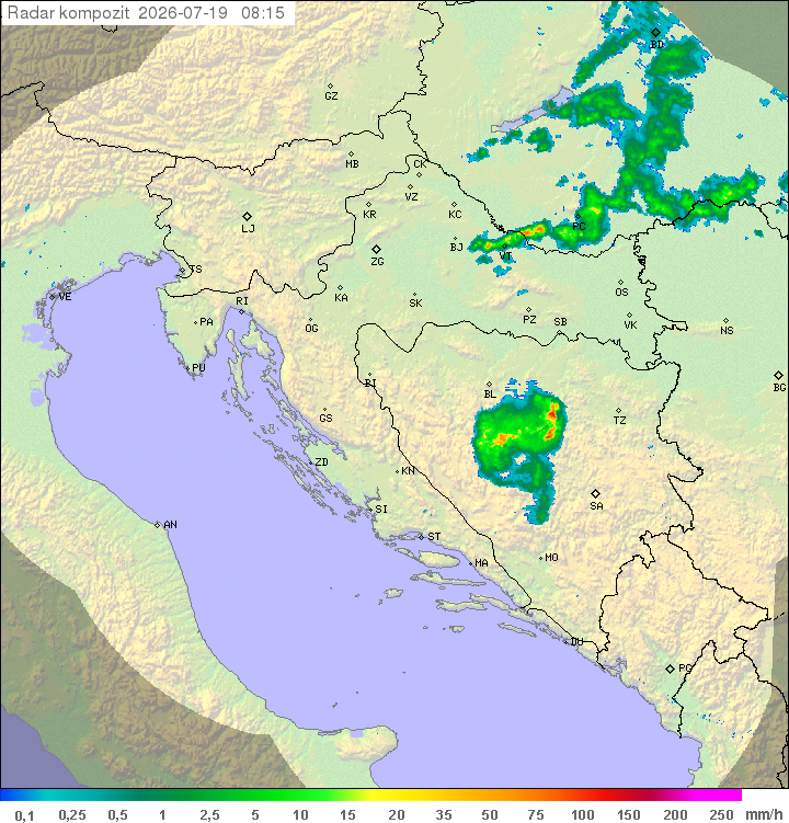 Padavine Hrvaška