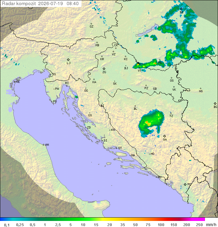 Padavine Hrvaška