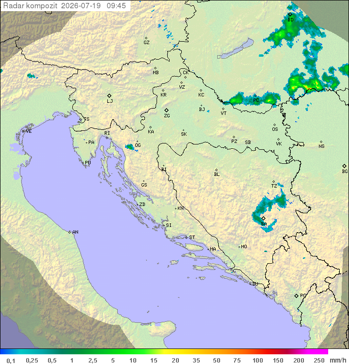 Padavine Hrvaška
