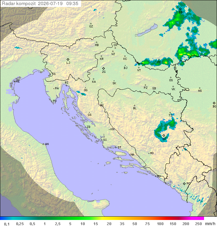 Padavine Hrvaška
