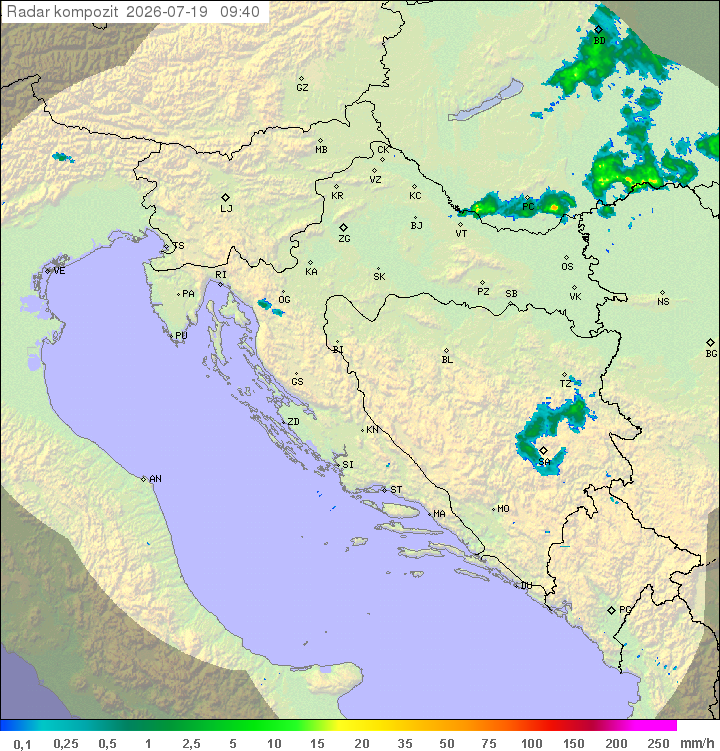 Padavine Hrvaška