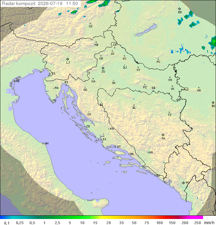 Padavine Hrvaška