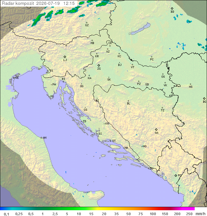 Padavine Hrvaška